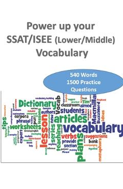 Coperta cărții 'Power up your SSAT/ISEE (Lower/Middle) Vocabulary - Jay Justine'