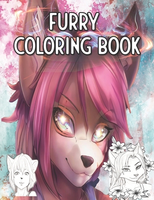 Furry Coloring Book: Magic Fursonas to color for humans, human-likes and otherkins - Amber Brilliance