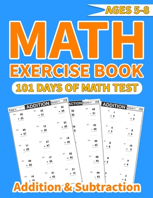Math exercise book addition and subtraction: More than 1000 mathematical operations (addition and subtraction ) in one math activity book for kids age - Amelia Math Books