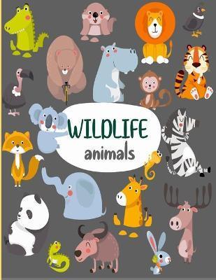 WIlDLIFE Animals: Coloring activity book for kids and toddlers age 3-8 (animals, bugs, insects and others), perfect size for small hands - Zoo Books