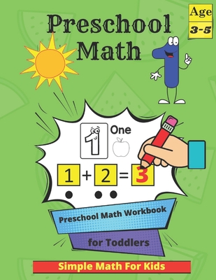 Preschool Math: Tracing Practice Activity Book for Kids 3-5 with Numbers, Colors, Animals, Shapes and More - Homeschool Kindergartener - Nassimashop Leddii