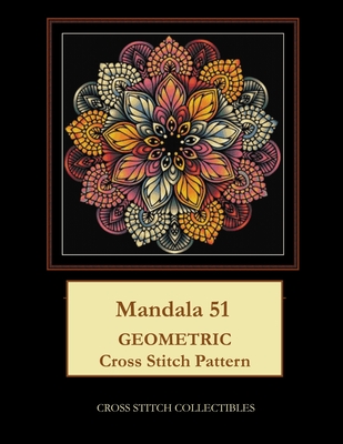 Mandala 51: Geometric Cross Stitch Pattern - Kathleen George