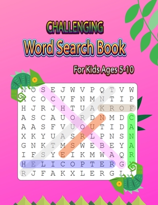 Challenging Word Search Book For Kids Ages 5-10: 390 Educational Word Search Puzzle For Kids, 66 Pages, Size (8.5