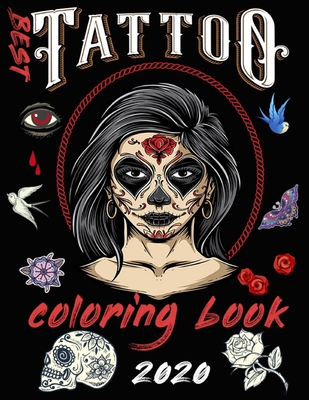 best tattoo coloring book 2020: adult coloring books for men... tattoos, Over 81 Beautiful Designs Pages For Relaxation, coloring book for adults spir - Tattoo Coloring