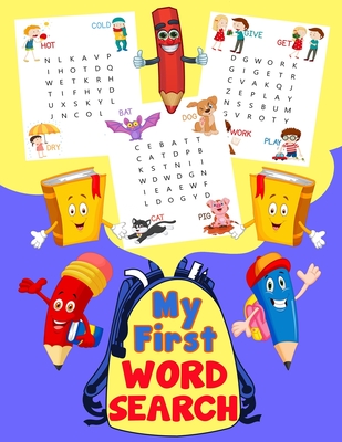 My First Word Search: Fun First Words with Illustrations for kids 4-6 - Little Scholar