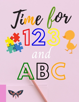 Time For 123 and ABC: Easy Tracing book For Toddlers 3 Year Old and Cool Letter Tracing for Kids. Sight Alphabets, Line Tracing, Letters and - Alphabet Line Tracing