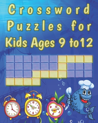Crossword Puzzles for kids ages 9 to 12: kids Activity work Book Picture Crossword Puzzles book for super kids - Fc Design