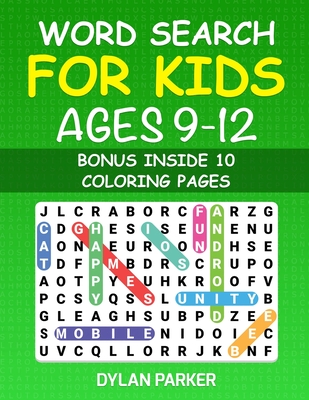 Word Search For Kids Ages 9-12: Word for Word, Puzzles Activity for Young, Fun Learning Activities, Bonus inside 10 Coloring Pages - Dylan Parker