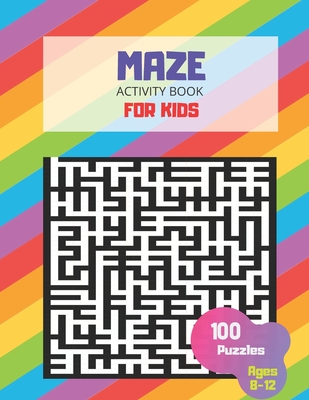 Maze Activity Book For Kids Ages 8-12, 100 Puzzles: Large MAze book, smart gifts for Boy & Girl Fun and Educational, Workbook for Games - Pico Poco Kids