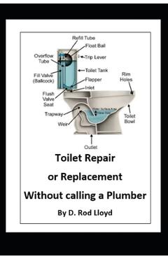 Coperta cărții 'Toilet Repair or Replacement Without calling a Plumber - D. Rod Lloyd'
