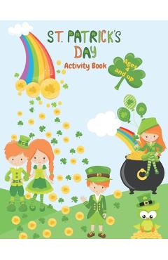 Coperta cărții 'St. Patrick's Day Activity Book: Ages 4 and up - Cjm Developments Llc'