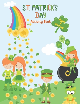 Coperta cărții 'St. Patrick's Day Activity Book: Ages 4 and up - Cjm Developments Llc'