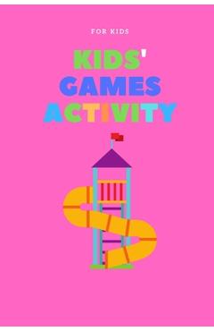 Coperta cărții 'Kids' Games Activity: Questions' for Long Car Rides (Travel Games 50 Pages 8.5 inches: Kids' Games Activity - Adell'