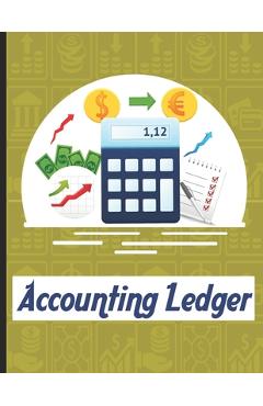 Poza produsului accounting ledgers: for bookkeeping Accounting General Ledge, sustained and long lasting tracking and record keeping Size:8.5