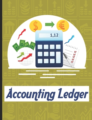 accounting ledgers: for bookkeeping Accounting General Ledge, sustained and long lasting tracking and record keeping Size:8.5