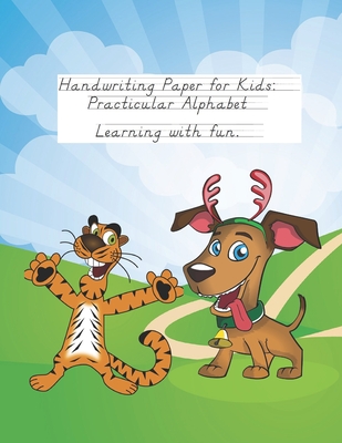 Handwriting Paper for Kids: Practicular Alphabet Learning with fun.: Cursive Writing Books and Practice Paper:3-Line and Checkered Writing Sheets( - Variegated Powers