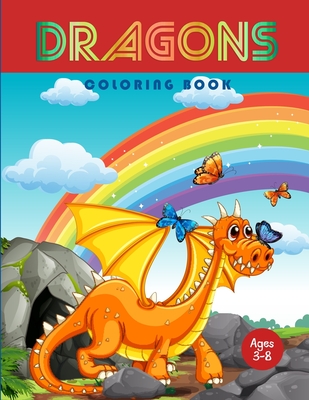 Dragons Coloring Book: Jumbo Coloring Book With Dragons For Kids - Treeda Press