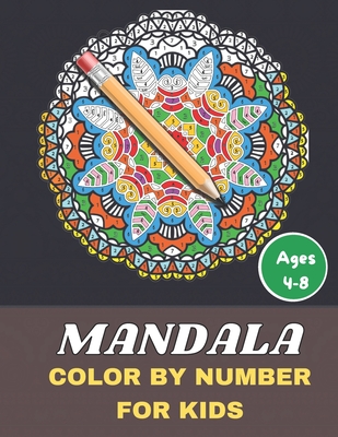 Mandala Color By Number Anti Anxiety Coloring Book For Adult