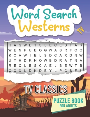 TV Westerns Word Search: Word Search Puzzles For Adult - Cowboy Elgaddari