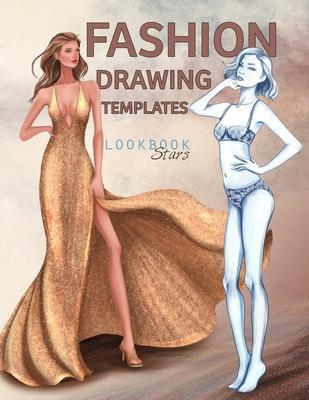 Fashion Sketchbook: 250+ Large Female and Male Figure Template For  Sketching your Couple Fashion Design Styles and Building Your Portfolio  (Paperback)