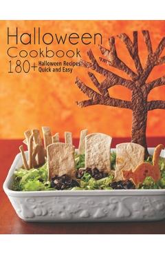 Coperta cărții 'Halloween Cookbook: 180+ Halloween Recipes Quick and Easy - Samuel D. Mcdade'