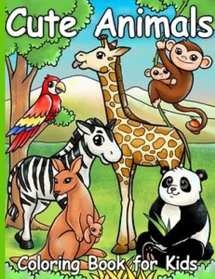 Cute Animals coloring book for kids: Preschool Coloring Book - Mouzazi Ouassim