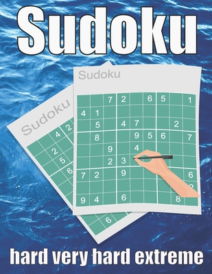 Coperta cărții 'sudoku hard very hard extreme: Large Print Sudoku Puzzle Book 120 PAGE - Sudoku Puzzle Book'