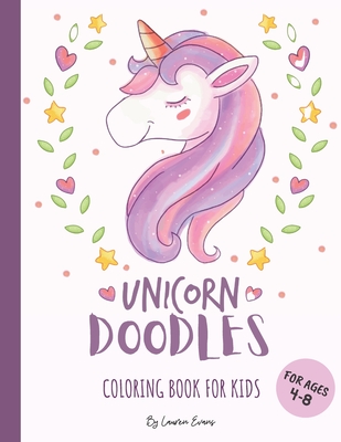 Unicorn Doodles - Coloring Book For Kids: Coloring Pages & Sketchbook - 2 in 1: For Kids Ages 4-8 - Katie Evans