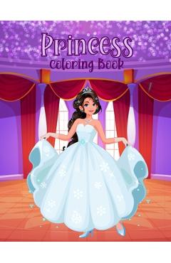 Poza produsului Princess Coloring Book: For Kids Ages 6 - 11 - Chroma Creations