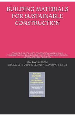 Coperta cărții 'Building Materials for Sustainable Construction: Complete Guide for Latest Construction Materials and Comparison of'