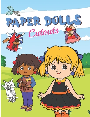 Paper Dolls Cutouts: Color, Cut and Play - Paper Doll for Girls ages 4-7 - With Clothes - My Doll Rocks Publishing