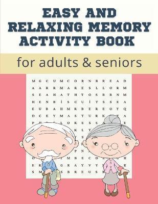 Easy and Relaxing memory activity book for adults & seniors: Extra large print word search puzzle book for grandma grandpa seniors and adults, Fun Gam - Art Star