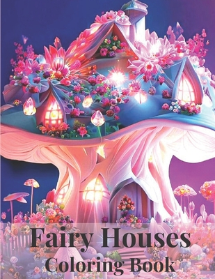 Fairy Houses Coloring Book: A Fantasy Coloring Book of Magical Fairy Houses - Jennife Color Cafe
