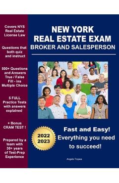 Poza produsului New York Real Estate Exam Broker and Salesperson - Angelo Tropea