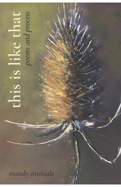 Coperta cărții 'This Is Like That: Poems and Process - Mandy Monath'