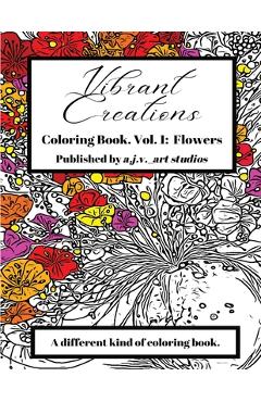 Coperta cărții 'Vibrant Creations: Coloring Book - Austin J. Van Allen'