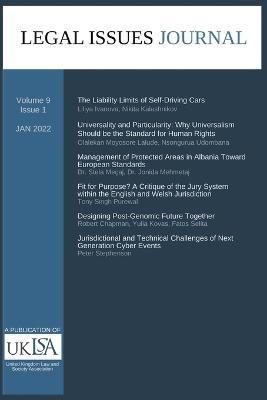 Legal Issues Journal 9(1) - United Kingdom Law &. Soc Association