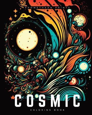 Coperta cărții 'Cosmic (Coloring Book): 30 Coloring Pages - Anton Fox'