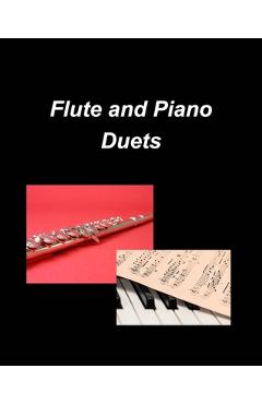 Coperta cărții 'Flute and Piano Duets: Piano Flute Duets Religious Chords Easy Church Praise - Mary Taylor'