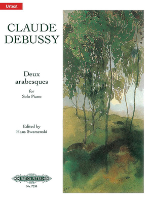 Coperta cărții '2 Arabesques for Piano: Urtext, Sheet - Claude Debussy'