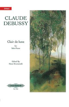 Coperta cărții 'Clair de Lune from Suite Bergamasque for Piano: Urtext, Sheet - Claude Debussy'