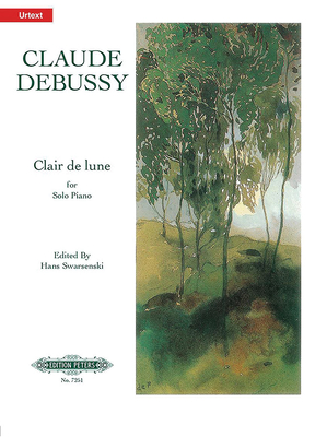 Clair de Lune from Suite Bergamasque for Piano: Urtext, Sheet - Claude Debussy