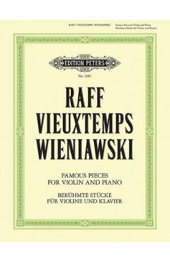 Coperta cărții '3 Romantic Pieces for Violin and Piano by Raff, Vieuxtemps and Wieniawski: Cavatina Op. 85 No. 3 (R.), Rêverie Op. 22'