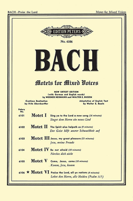 Motet VI Bwv 230 (Praise the Lord, All Ye Nations) - Johann Sebastian Bach