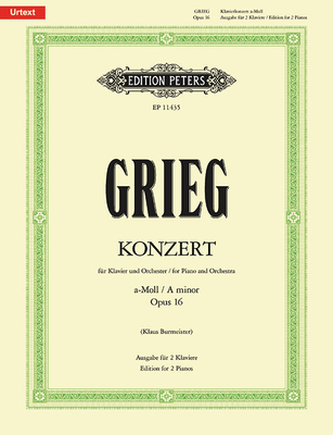 Piano Concerto in a Minor Op. 16 (Edition for 2 Pianos): Sheet - Edvard Grieg