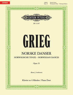 Norwegian Dances Op. 35 for Piano Duet: Based on Edvard Grieg Complete Edition, Urtext - Edvard Grieg