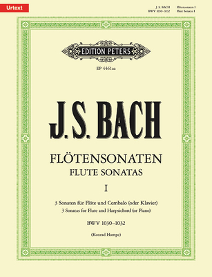 Flute Sonatas, Bwv 1030-1032 for Flute and Harpsichord (Piano) - Johann Sebastian Bach