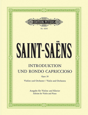 Introduction and Rondo Capriccioso Op. 28 (Edition for Violin and Piano): Sheet - Camille Saint-saëns