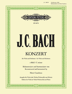 Viola Concerto in C Minor (Edition for Viola [Violin/Cello] and Piano) - Johann Christian Bach