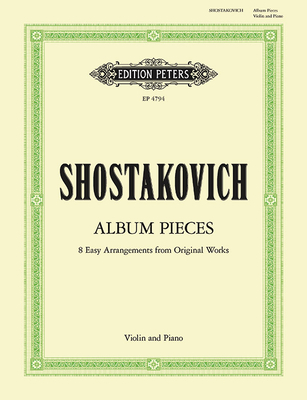 Album Pieces for Violin and Piano - Dmitri Shostakovich
